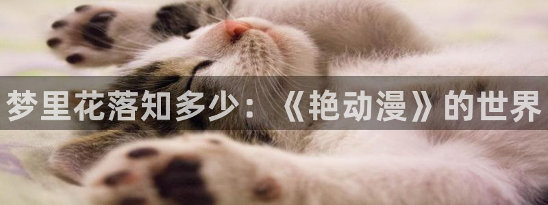 免费动漫网站动漫之家：梦里花落知多少：《艳动漫》的世界
